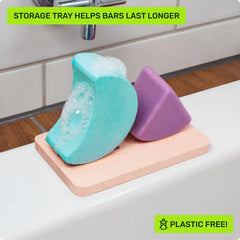 Pink Face & Body Storage Tray
