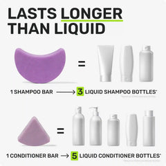 SMOOTHING Shampoo and Conditioner Bar Bundle